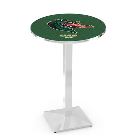 Holland Bar Stool Co 36" Chrome UAB Pub Table L217C3628AlaBir